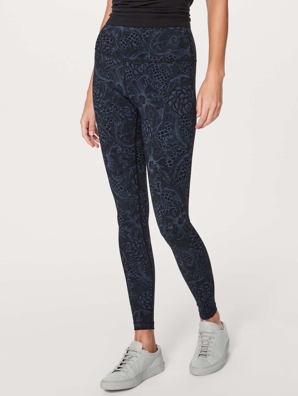 Lululemon Wunder Under High Rise Nouveau Mach Athletic Tight Leggings Size 8